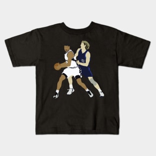 Tim Duncan vs Dirk Nowitzki Kids T-Shirt